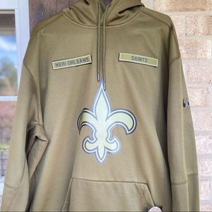 New Orlean Saints Salute to troops hoodie